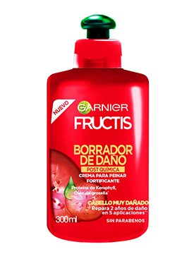 crema para cabello borrador de daños